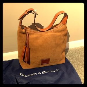 NWOT Dooney & Bourke Suede Paige Sac